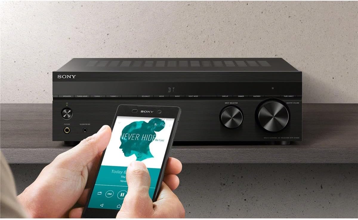 Sony STRDH590 5.2 Channel Surround Sound Home Theater Receiver: 4K HDR AV Receiver with Bluetooth,Black - Image 5